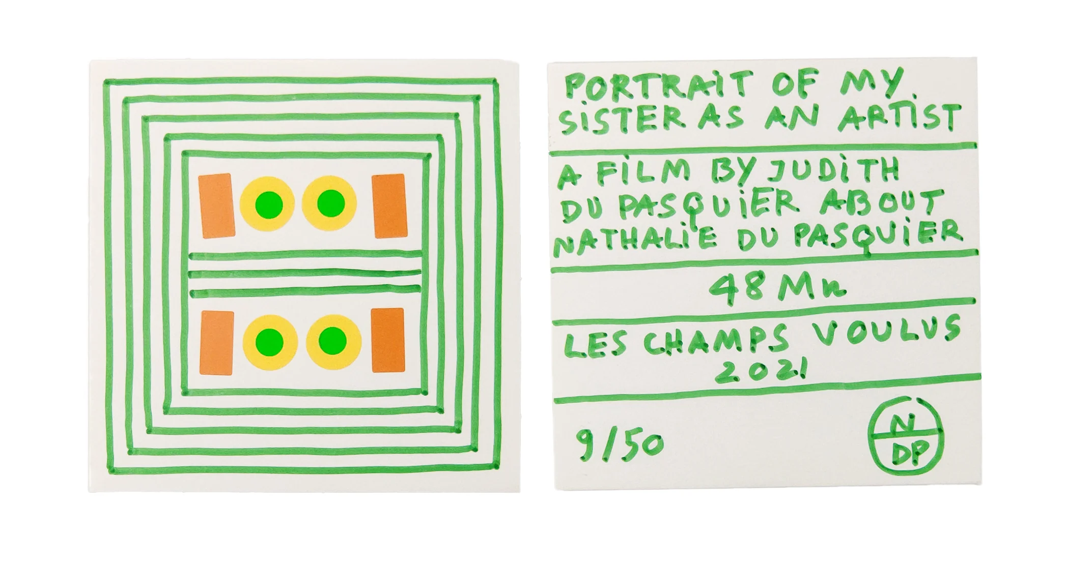 Judith Du Pasquier - Portrait of my sister as an artist (DVD) - Image 9