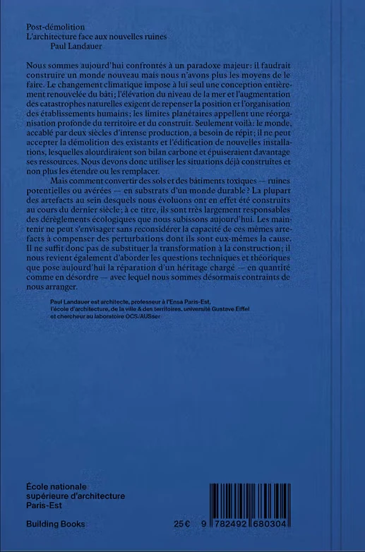 Paul Landauer - Post-démolition, L’architecture face aux nouvelles ruines - Image 2